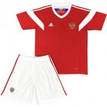 Russia Set Completo Bambino Maglia Calcio Home EURO 2018