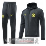 Borussia Dortmund Insieme Completo grigio navy giallo Giacca 2021-22