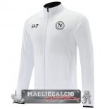 Napoli Bianco Giacca Lunga Zip 2023-24