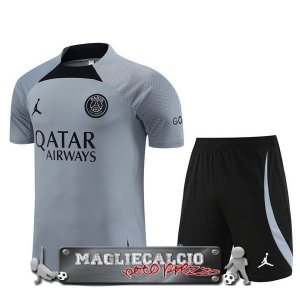 Paris Saint Germain Completo Bambino Formazione 2023-2024 Grigio Nero