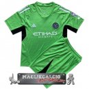 New York City Set Completo Bambino Maglia Calcio Portiere 2023-24 Verde