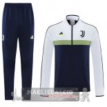 Juventus Insieme Completo bianco blu navy Giacca 2021-22