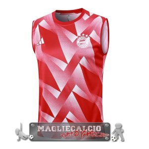 Formazione Senza Maniche Bayern Monaco 2023-24 Rosso Bianco