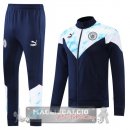 Manchester City Insieme Completo Blu Bianco Giacca 2022-23