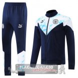 Manchester City Insieme Completo Blu Bianco Giacca 2022-23