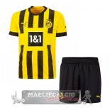 Borussia Dortmund Set Completo Bambino Maglia Calcio Home 2022-23