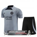Paris Saint Germain Completo Bambino Formazione 2023-2024 Grigio Nero