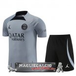 Paris Saint Germain Completo Bambino Formazione 2023-2024 Grigio Nero