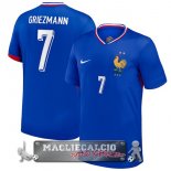 NO.7 Griezmann Thailandia Home Maglia Calcio Francia 2024