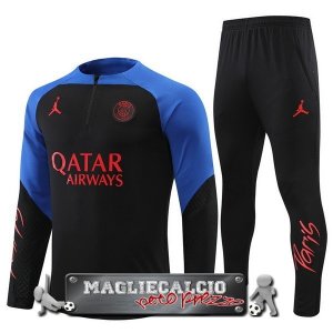 Paris Saint Germain Insieme Completo Blu I Nero Felpa Da Allenamento 2022-23