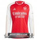 Tailandia Home Giocatori Manica Lunga Maglia Calcio Arsenal 2023-24