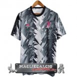 Thailandia Pre partita Maglia Calcio Juventus 2023-24 Grigio Bianco