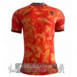 Tailandia Speciale Giocatori Maglia Calcio Paesi Bassi 2022 Arancione