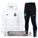 Set Completo Chaqueta De Algodon Argentina 2023 Bianco Nero