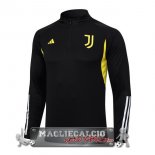 Juventus Nero Giallo Bianco Felpa Da Allenamento 2023-24