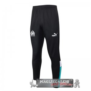 Giacca Pantaloni Deportivos Marseille 2023-24 Nero Bianco Blu