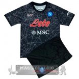 Napoli Set Completi Bambino Maglia Calcio speciale 2021-22 nero