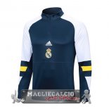 Real Madrid Blu Bianco Giallo Felpa Da Allenamento 2023-24