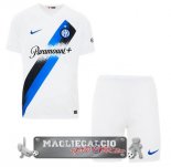 Inter Milan Set Completo Bambino Maglia Calcio Away 2023-24