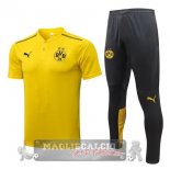 Borussia Dortmund Formazione Set Completo Maglia Calcio 2021-22 giallo grigio