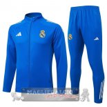 Set Completo Lunga Zip Giacca Bambino Real Madrid 2025 2026 Blu Bianco Set Completo Lunga Zip Giacca Bambino Real Madrid 2025 2026 Blu Bianco