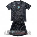 Maglia Calcio Set Completo Uomo Bambino Brasile Portiere 2024 Nero