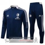 Feyenoord Rotterdam Insieme Completo Blu Navy Giacca 2021-22