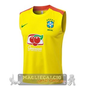 Formazione Senza Maniche Brasile 2026 Giallo Arancione