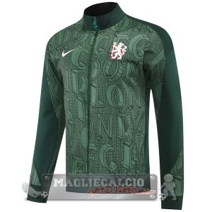 Lunga Zip Giacca Chelsea 2025 2026 Verde