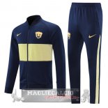 UNAM Pumas Insieme Completo Giallo Blu Giacca 2021-22