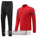 AC Milan Insieme Completo Nero Rosso Giacca 2022-23