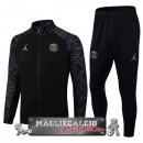 Paris Saint Germain Insieme Completo I Nero Giacca Lunga Zip 2023-24