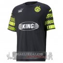 Borussia Dortmund Formazione Maglia Calcio 2022-23 nero giallo
