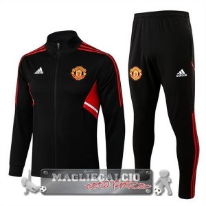 Manchester United Insieme Completo Nero I Rosso Giacca 2022-23