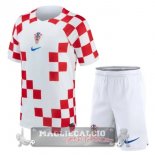 Croacia Bambino Maglia Calcio Home Coppa del mondo 2022