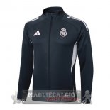 Lunga Zip Giacca Real Madrid 2025 2026 Grigio Navy
