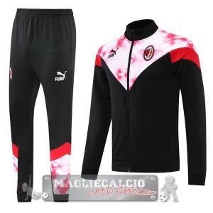 AC Milan Insieme Completo Nero Rosso Rosa Bianco Giacca 2022-23
