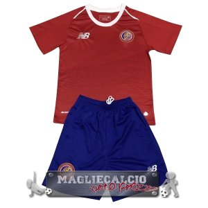 Costa Rica Set Completo Bambino Maglia Calcio Home EURO 2018
