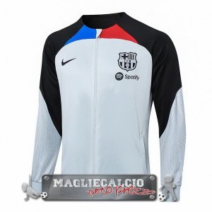 Giacca Lunga Zip Barcelona 2023-24 Grigio Nero