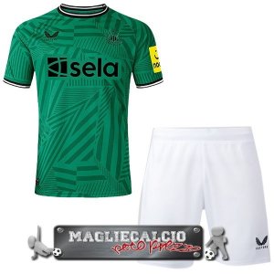 Newcastle United Set Completo Bambino Maglia Calcio Away 2023-24