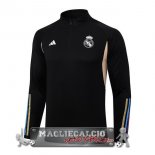 Real Madrid Nero Giallo Felpa Da Allenamento 2023-24
