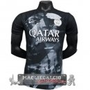 Tailandia Speciale Giocatori Maglia Calcio Paris Saint Germain 2023-24 Grigio Nero
