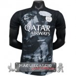Tailandia Speciale Giocatori Maglia Calcio Paris Saint Germain 2023-24 Grigio Nero