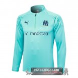 Marseille Blu Verde Giacca Lunga Zip 2023-24