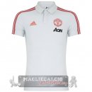 Manchester United Bianco Maglia POLO 2019-20