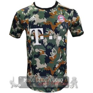 Bayern Munchen Formazione Maglia Calcio 2021-22 verde