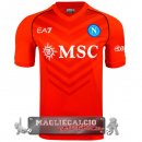 Tailandia Portiere Maglia Calcio SSC Napoli 2023-24 Arancione