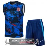 Formazione Senza Maniche Set Completo Inghilterra 2024 Blu