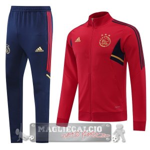 Ajax Insieme Completo Purpureo II Rosso Giacca 2022-23