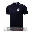 Manchester City Blu Navy Maglia POLO 2021-22